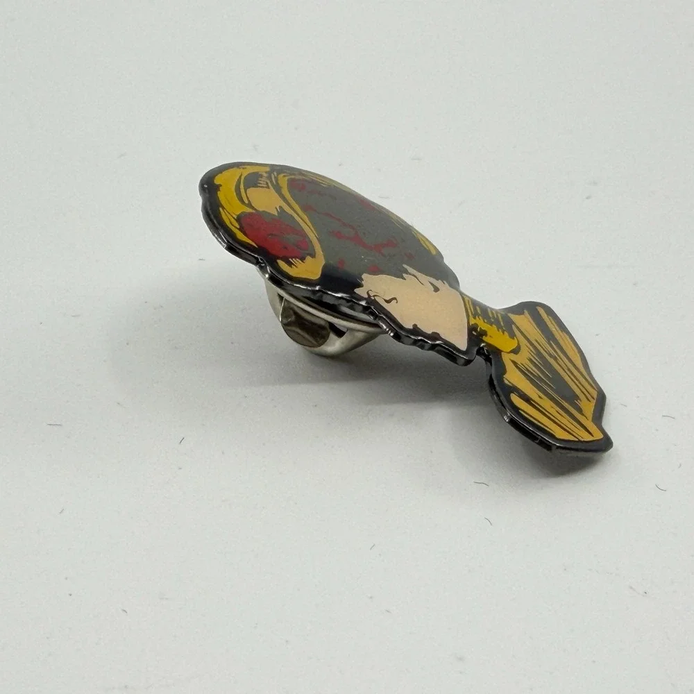 Vintage Style Lady Silhouette Enamel Pin Portrait Brooch Unique Retro Accessory